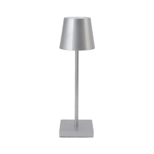 VELADOR RECARGABLE LED 1808 GRIS
